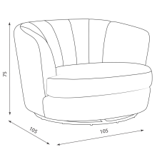 Кресло VIGO - син HLR Кресло VIGO - син HLR