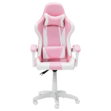 Геймърски стол Carmen 6311 - бял - розов