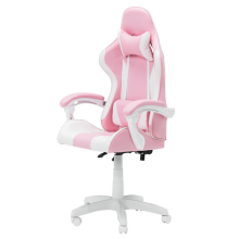 Геймърски стол Carmen 6311 - бял - розов