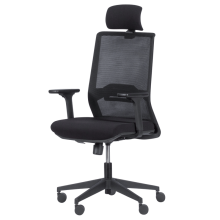 Президентски офис стол Carmen 7566 - черен