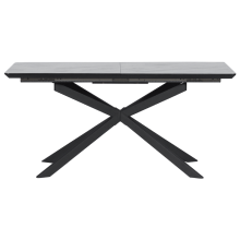 Разтегателна трапезна маса OMAHA - бял - тъмносив