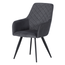 Трапезен стол ETON P - тъмносив HLR