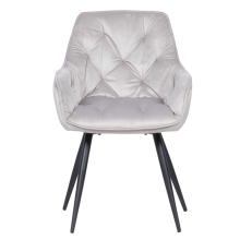 Трапезен стол LATINA - светлосив Трапезен стол LATINA - светлосив