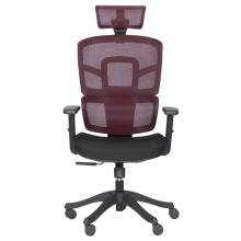 Ергономичен стол Carmen 7582 - червен-черен