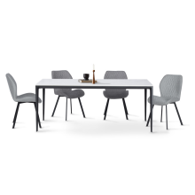 Трапезна маса DAMIAN - бяла