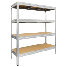 Метален стелаж MEGA 177x120x45 см, до 600 кг на рафт - цинк