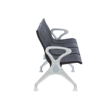 Посетителска пейка с 4 места Carmen CR-1035-4 - черна Посетителска пейка с 4 места Carmen CR-1035-4 - черна