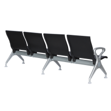 Посетителска пейка с 4 места Carmen CR-1035-4 - черна Посетителска пейка с 4 места Carmen CR-1035-4 - черна