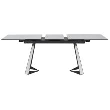 Разтегателна трапезна маса ADAM L - бяла