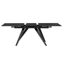 Разтегателна трапезна маса KONIN - черна