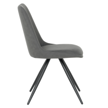 Трапезен стол CAMDEN - тъмносив SF 2 Трапезен стол CAMDEN - тъмносив SF 2