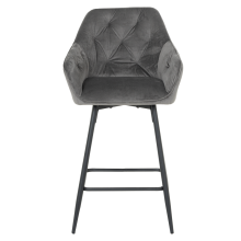 Бар стол LAZIO - сив