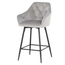 Бар стол LAZIO - светлосив