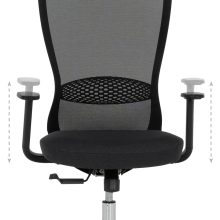 Ергономичен стол NIDAU - черен Ергономичен стол NIDAU - черен