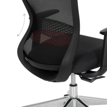 Ергономичен стол NIDAU - черен Ергономичен стол NIDAU - черен