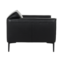 Кожен фотьойл RONDE LUX -1 - черен