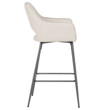 Бар стол TELFORD 2 силиконова кожа - капучино 04