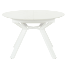 Разтегателна трапезна маса BOSTON - бяла