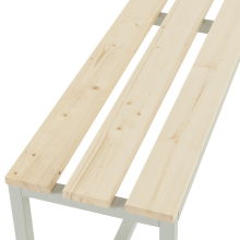 Пейка за съблекалня Carmen CR-1050 J - 151 - сива