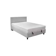 Тапицирана спалня с матрак GRASSE 160 x 200 - сив 102