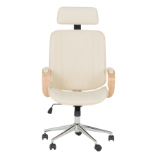 Президентски офис стол Carmen 6404 - бук-крем