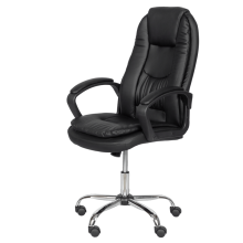 Президентски офис стол Carmen 6682-1 LUX - черен