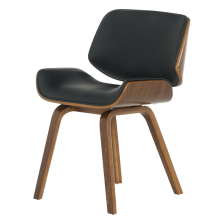 Трапезен стол Carmen 9976 - орех-черен