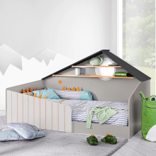 Детско легло къща Монтесори BREDA 100 x 200 Детско легло къща Монтесори BREDA 100 x 200