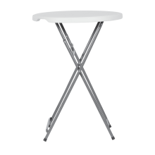 Сгъваемa кетъринг бар маса Carmen 9938 - бяла