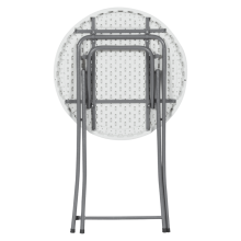 Сгъваемa кетъринг бар маса Carmen 9938 - бяла