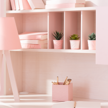 Детско бюро с етажерка POLLINA