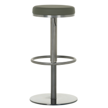 Бар стол BEZU - черно-зелен BG