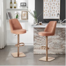 Бар стол HAUNA - розов RG