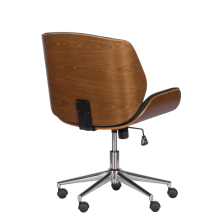 Президентски офис стол Carmen 6405 - орех-черен