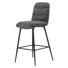 Бар стол ALFORD - тъмносив XV