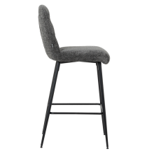 Бар стол ALFORD - тъмносив XV