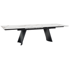 Разтегателна трапезна маса KOWAL - бяла