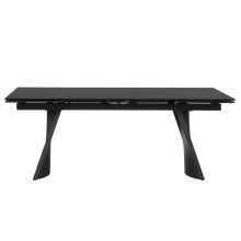 Разтегателна трапезна маса KOWAL - черна Разтегателна трапезна маса KOWAL - черна