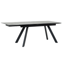 Разтегателна трапезна маса BARCIN - сив / кафяв