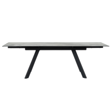 Разтегателна трапезна маса BARCIN - сив / кафяв