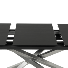 Разтегателна трапезна маса KIKOL - кафява