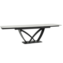 Разтегателна трапезна маса TORUN 2 - бяла