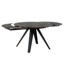 Разтегателна трапезна маса BOLKOW - кафява