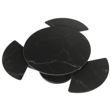 Холна маса BARINAS - черна