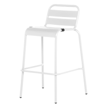 Кетъринг бар стол SHAKI - бял