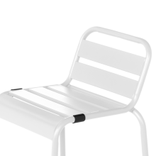 Кетъринг бар стол SHAKI - бял