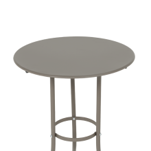 Метална градинска маса NIGER D 60 - капучино Метална градинска маса NIGER D 60 - капучино