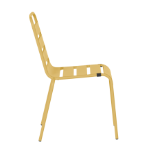 Метален градински стол MURI - жълт