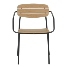 Метален градински стол YOBE - бук