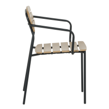 Метален градински стол YOBE - бук